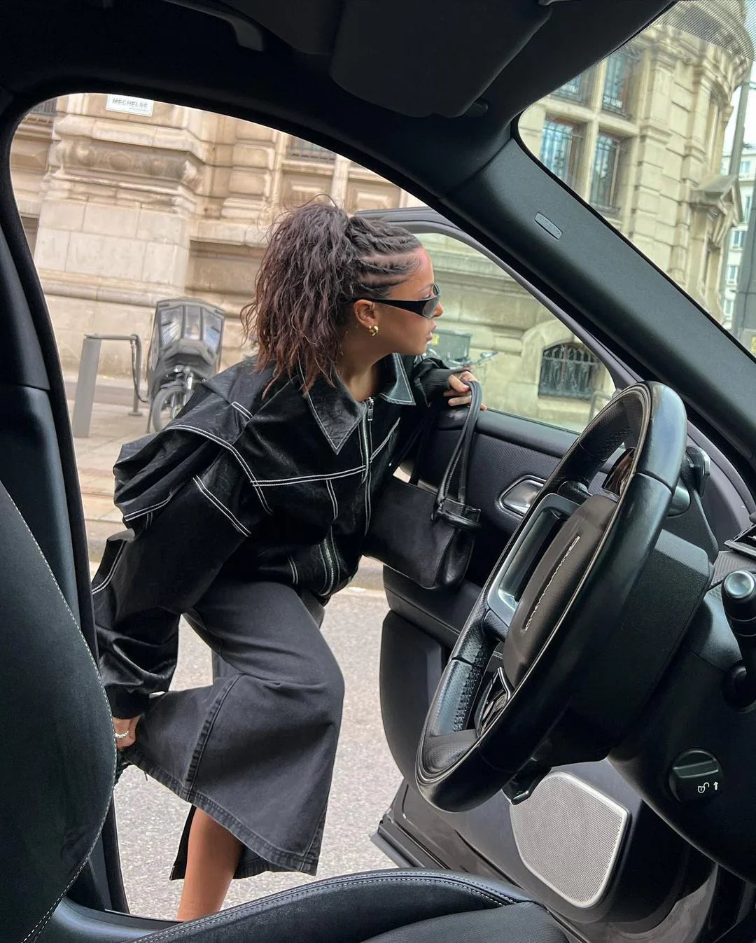 SOPHIA | Oversized Contrast Jacket