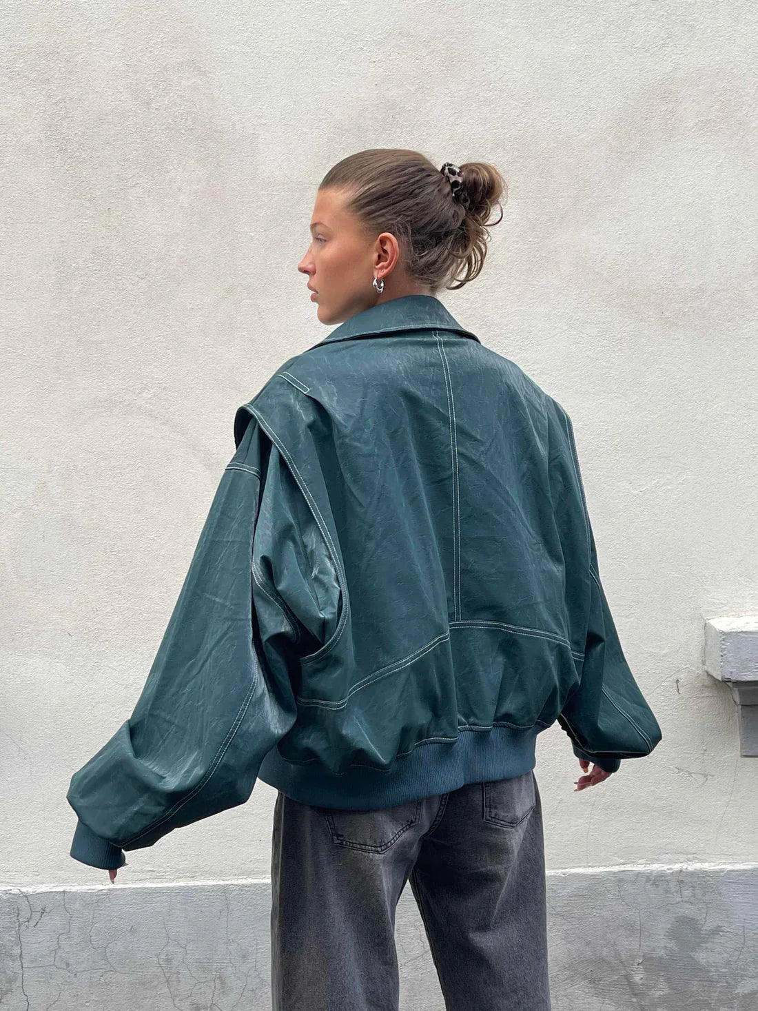 SOPHIA | Oversized Contrast Jacket