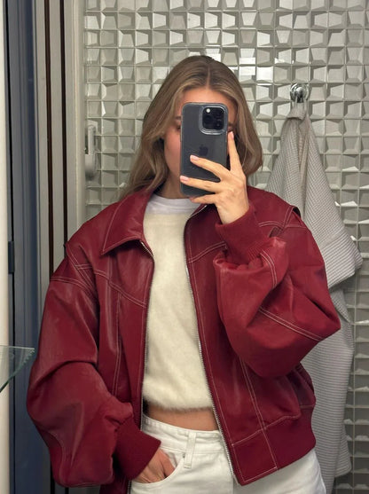 SOPHIA | Oversized Contrast Jacket