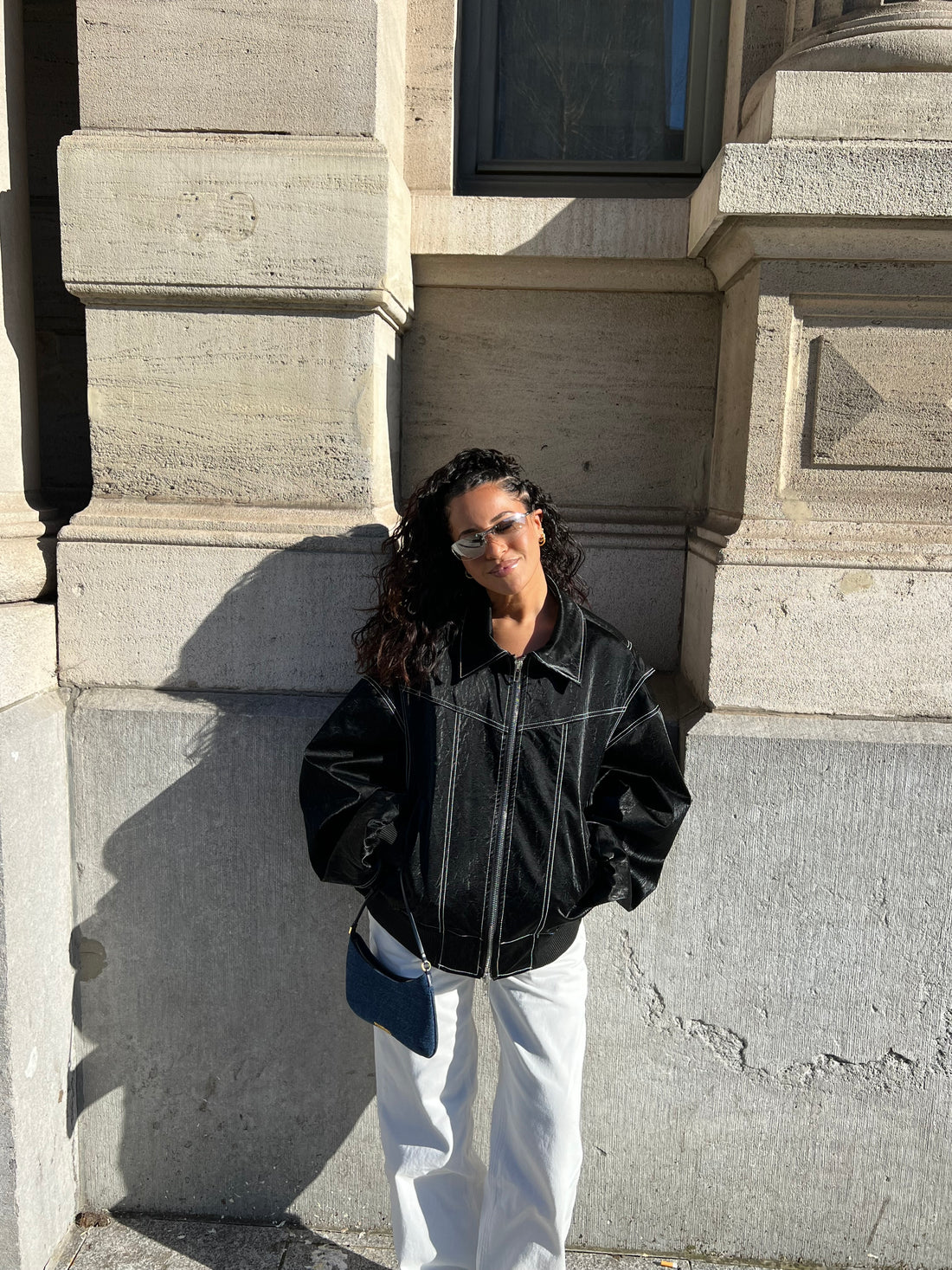 SOPHIA | Oversized Contrast Jacket