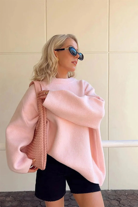 SOPHIA | Pink Cozy Sweater